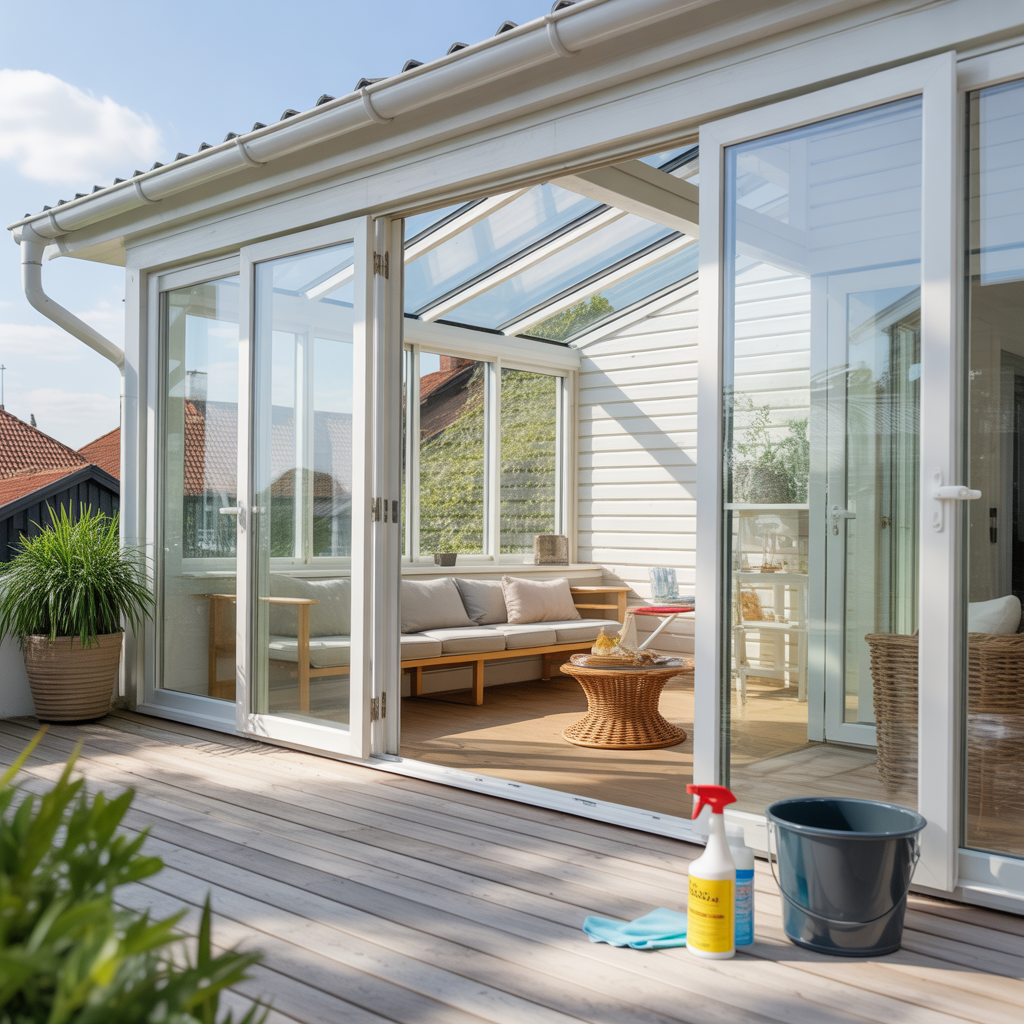 1.Sa rengor och underhaller du din inglasade veranda tipsen som fungerar