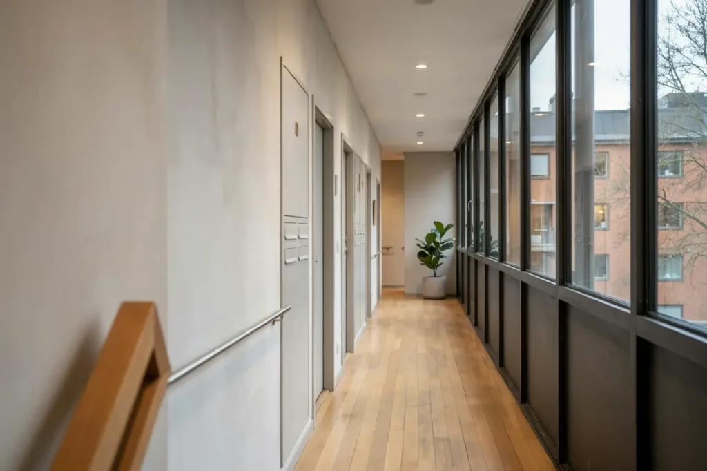inglasning av loftg ng i flerbostadshus i sundbyberg