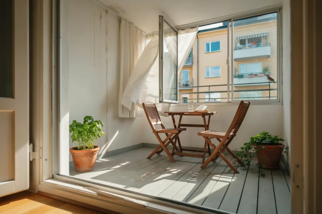 s lyckas du med v dring i en inglasad balkong eller altan under sommarens varmaste dagar